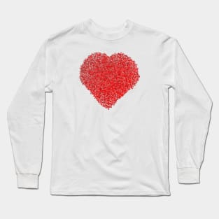 Heart-shaped Design Long Sleeve T-Shirt